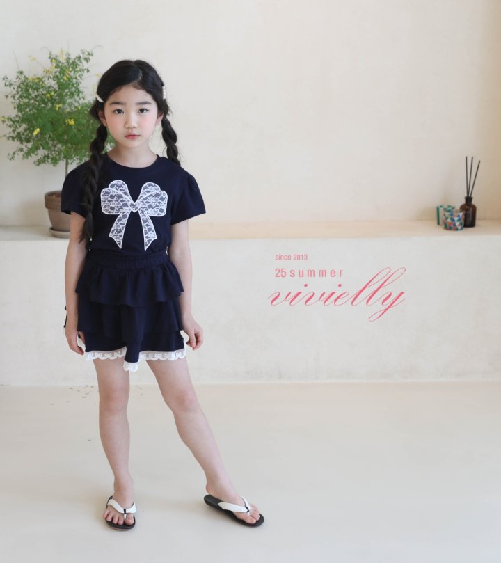 Vivielly - Korean Children Fashion - #fashionkids - Vivi Cancan Skirt Pants - 8