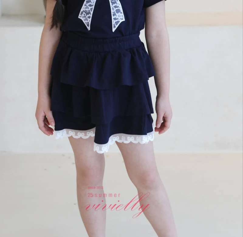 Vivielly - Korean Children Fashion - #kidsshorts - Vivi Cancan Skirt Pants - 9