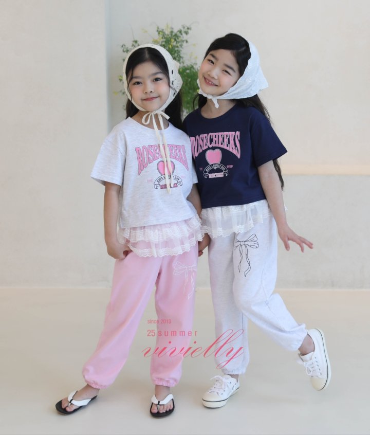 Vivielly - Korean Children Fashion - #kidsstore - Rose Tee - 2