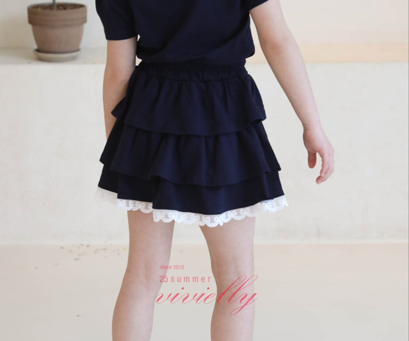 Vivielly - Korean Children Fashion - #kidsstore - Vivi Cancan Skirt Pants - 10