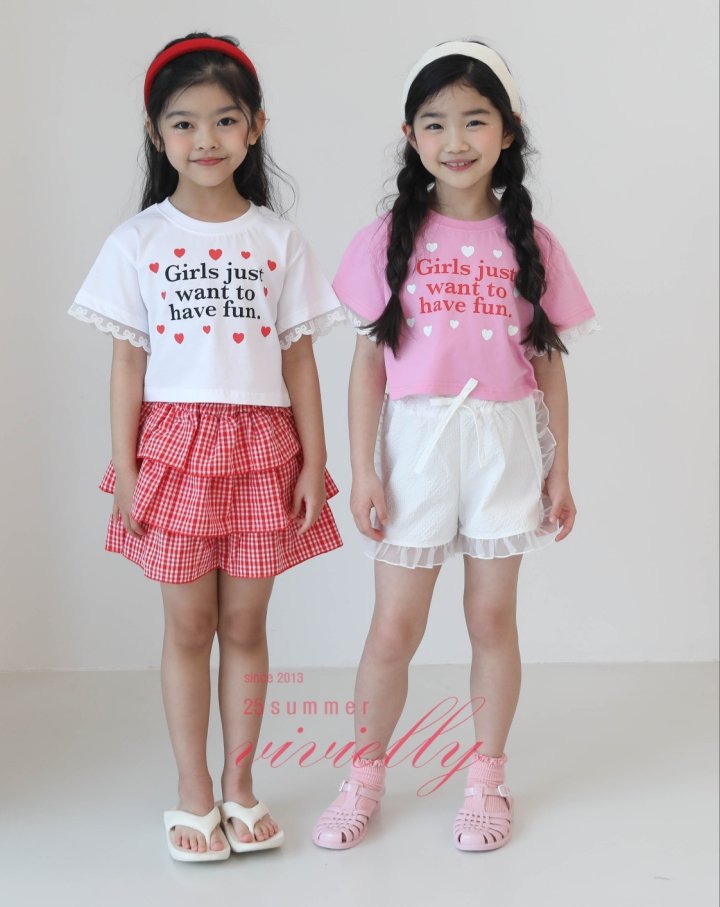 Vivielly - Korean Children Fashion - #kidzfashiontrend - Juju Cancan Skirt Pants - 8