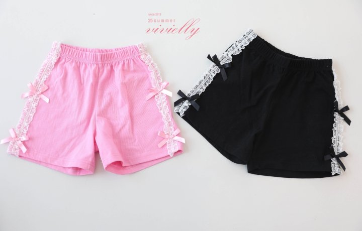 Vivielly - Korean Children Fashion - #kidzfashiontrend - Roa Lace Pants - 10