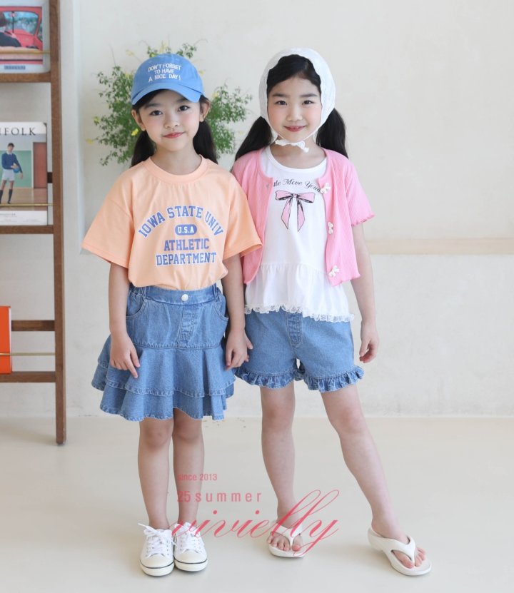 Vivielly - Korean Children Fashion - #kidzfashiontrend - Romi Frill Sleeveless - 8