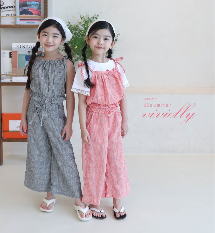 Vivielly - Korean Children Fashion - #kidsstore - Nancy Wide Pants - 4