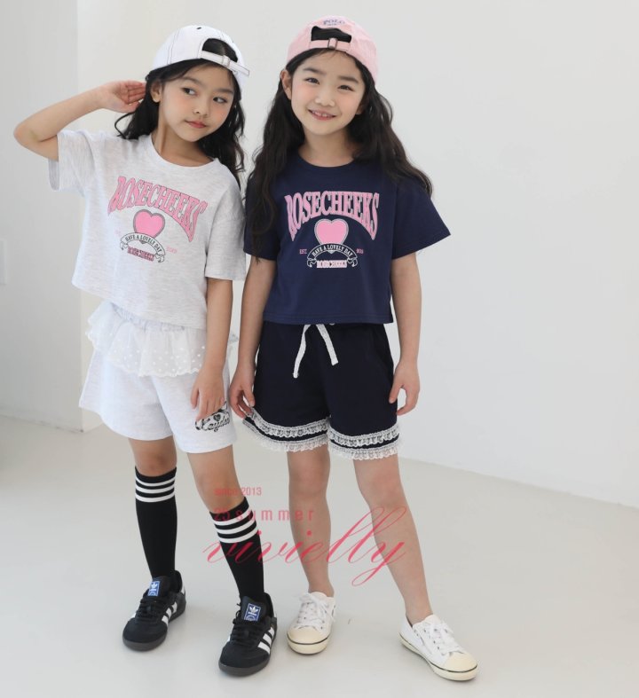 Vivielly - Korean Children Fashion - #kidzfashiontrend - Rose Tee - 3