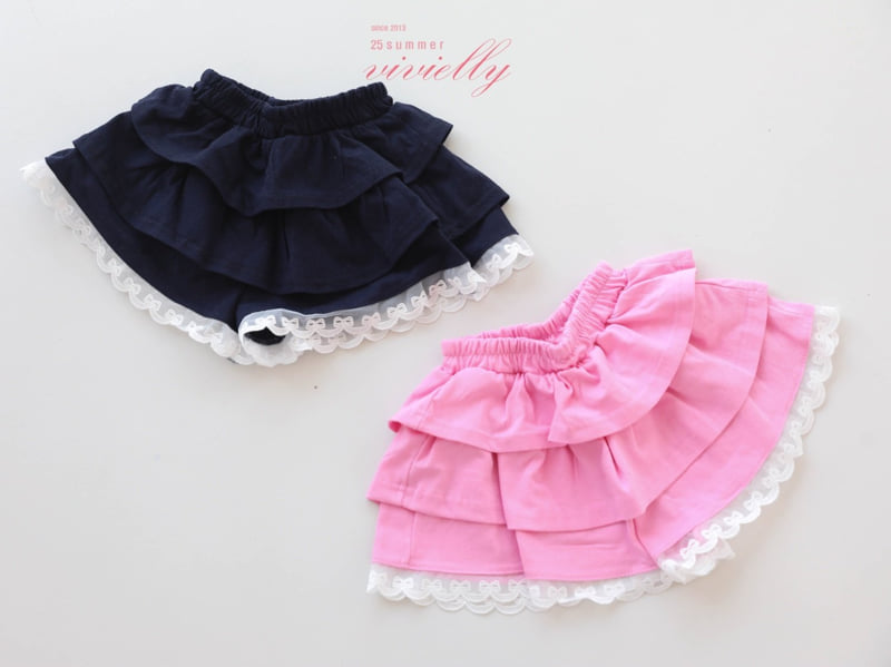 Vivielly - Korean Children Fashion - #kidzfashiontrend - Vivi Cancan Skirt Pants - 11