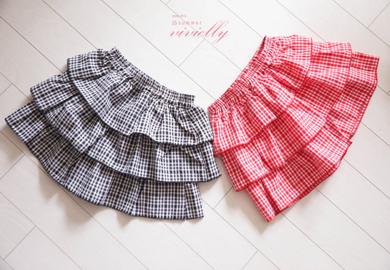 Vivielly - Korean Children Fashion - #littlefashionista - Juju Cancan Skirt Pants - 10