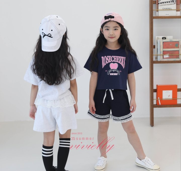 Vivielly - Korean Children Fashion - #littlefashionista - Honey Lace Pants - 6