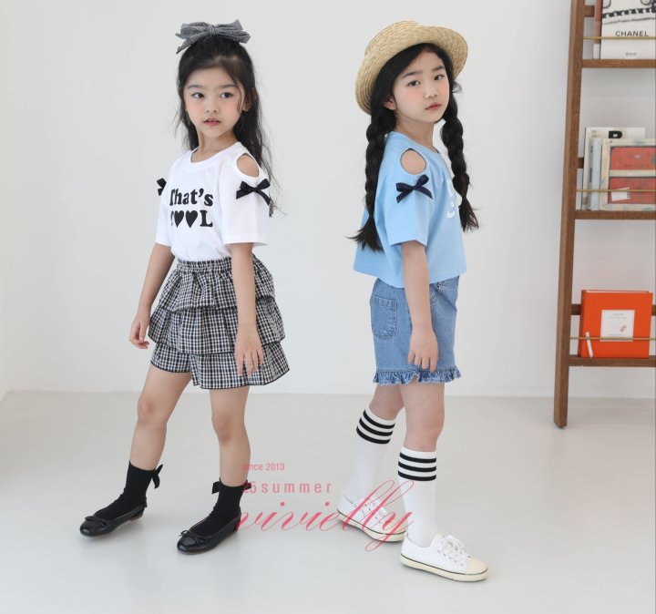 Vivielly - Korean Children Fashion - #littlefashionista - Cool Ribbon Tee