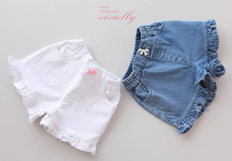 Vivielly - Korean Children Fashion - #littlefashionista - Benny Frill Pants - 10