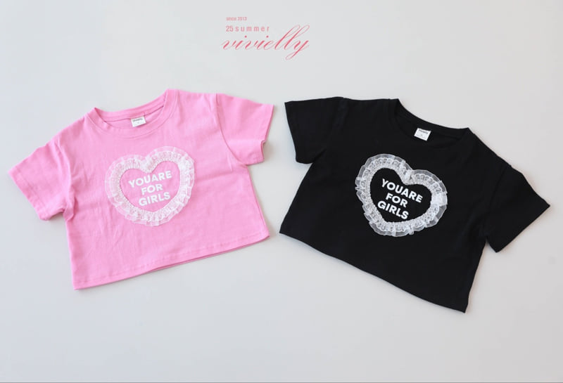 Vivielly - Korean Children Fashion - #magicofchildhood - Roa Lace Tee - 10