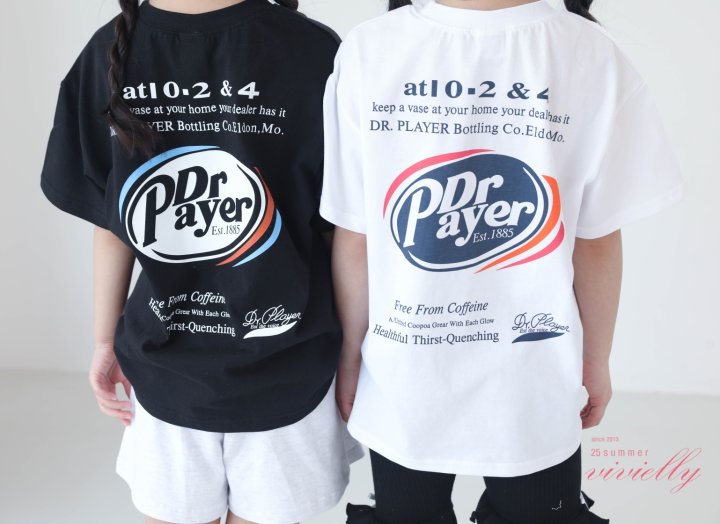 Vivielly - Korean Children Fashion - #minifashionista - Lettering Tee - 9