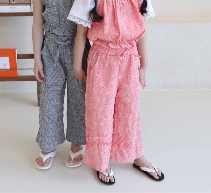 Vivielly - Korean Children Fashion - #minifashionista - Nancy Wide Pants - 8