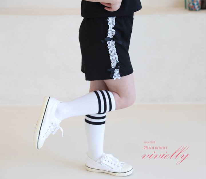 Vivielly - Korean Children Fashion - #prettylittlegirls - Roa Lace Pants