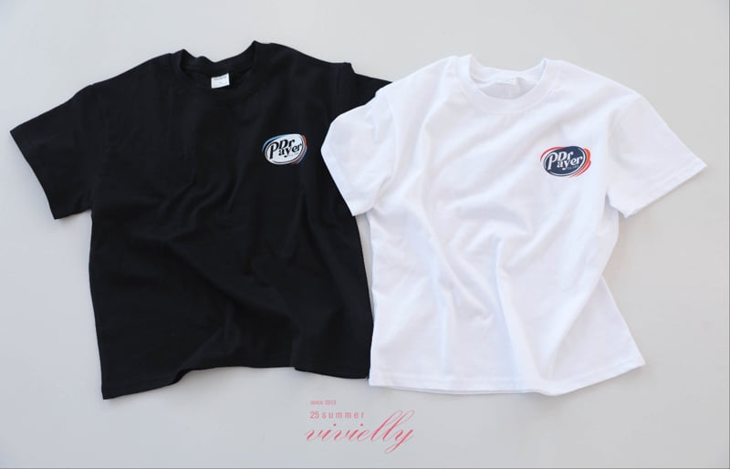 Vivielly - Korean Children Fashion - #prettylittlegirls - Lettering Tee - 10