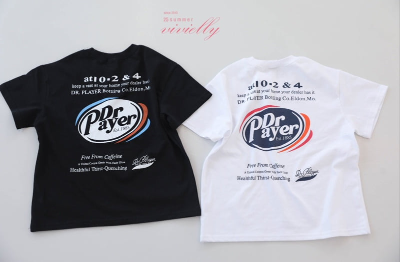 Vivielly - Korean Children Fashion - #todddlerfashion - Lettering Tee - 11