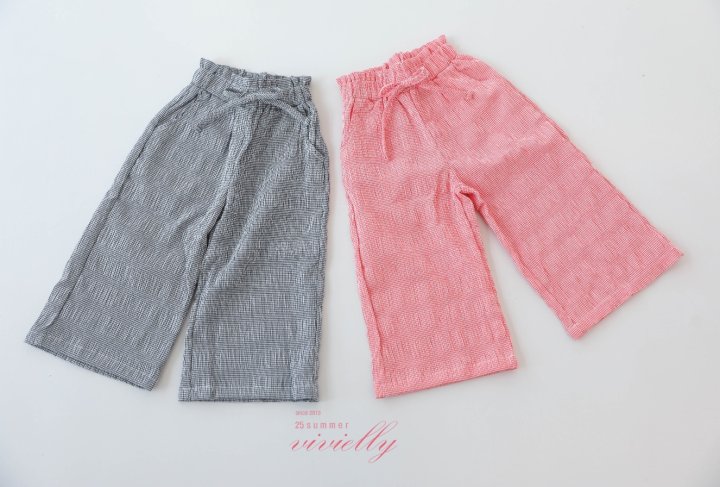 Vivielly - Korean Children Fashion - #todddlerfashion - Nancy Wide Pants - 10