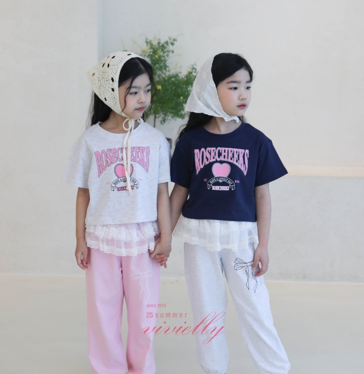 Vivielly - Korean Children Fashion - #todddlerfashion - Rose Tee - 9