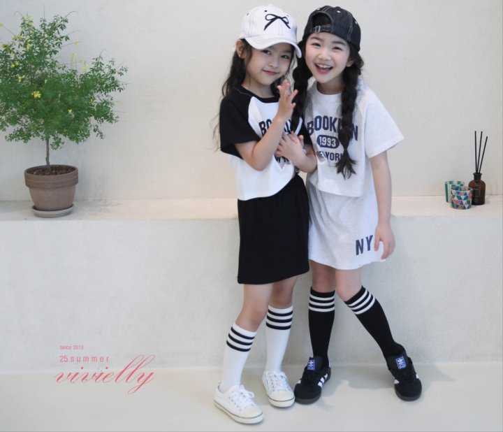Vivielly - Korean Children Fashion - #prettylittlegirls - Nana Top bottom Set - 4
