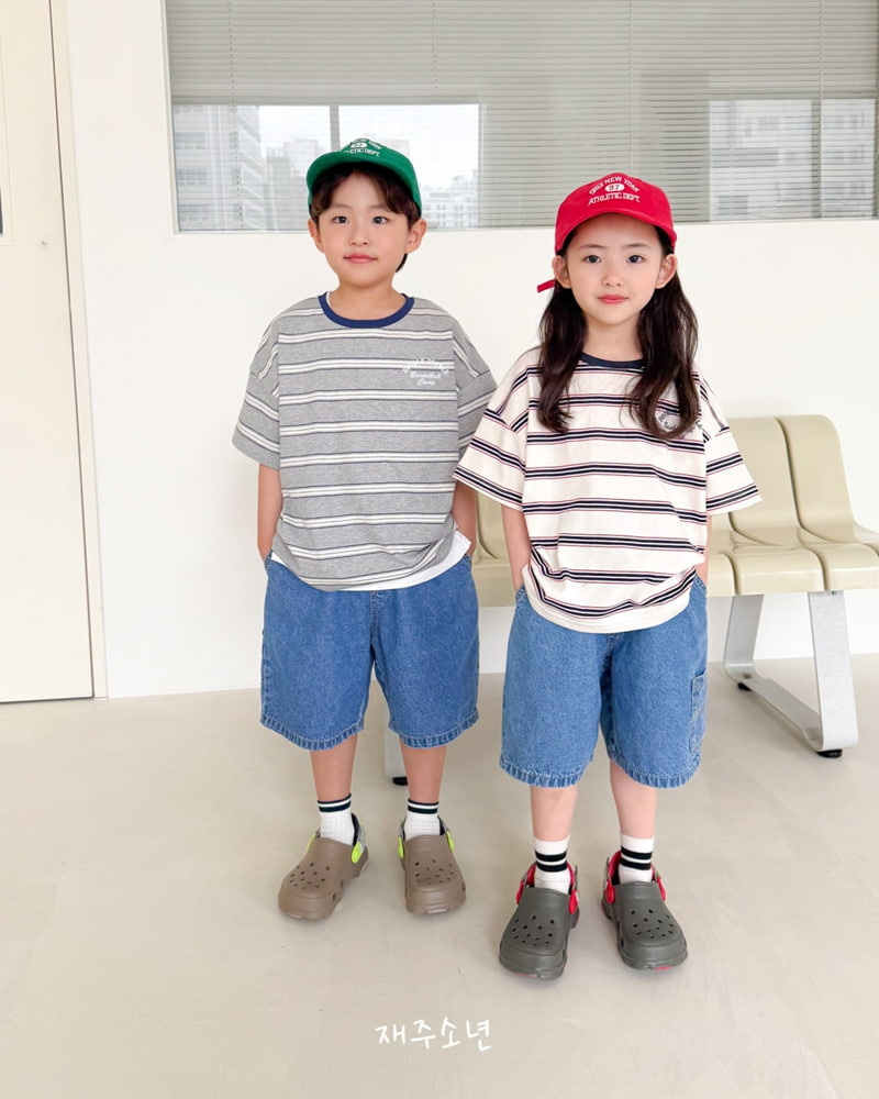 Witty Boy - Korean Children Fashion - #Kfashion4kids - Street Carpenter Denim Pants - 12