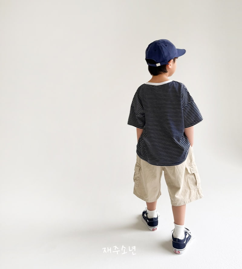 Witty Boy - Korean Children Fashion - #childofig - Clip Stripe Tee - 5