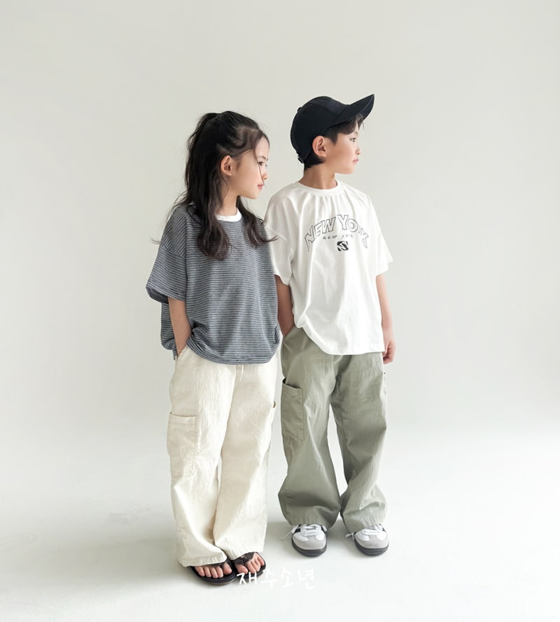 Witty Boy - Korean Children Fashion - #childofig - Bonny Stripe Tee - 10