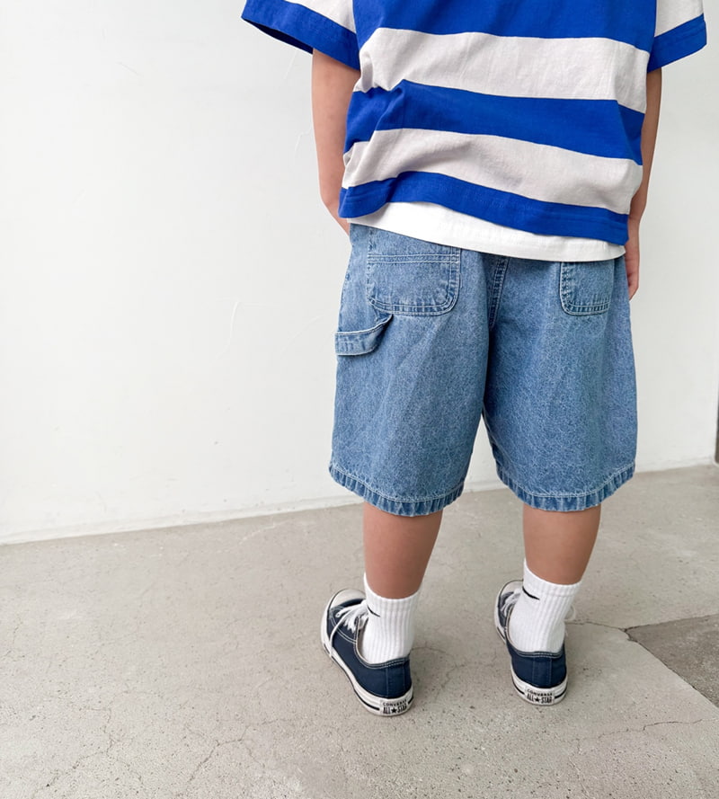 Witty Boy - Korean Children Fashion - #childofig - Shine Ring Denim Pants - 5