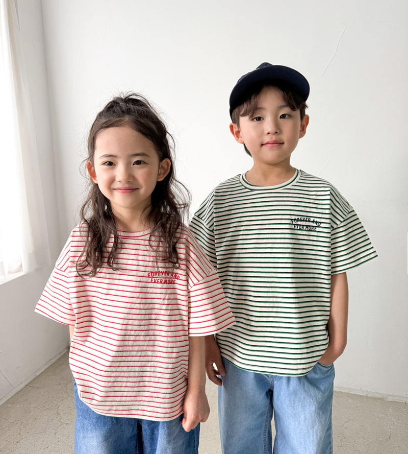 Witty Boy - Korean Children Fashion - #childofig - Ever Stripe Tee - 8