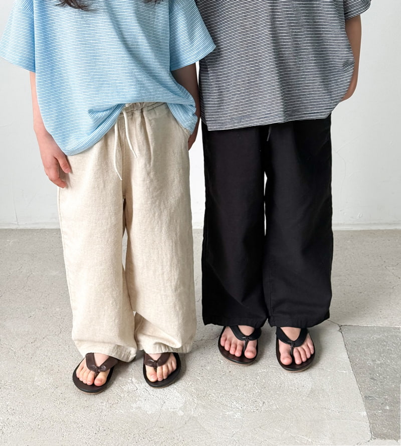 Witty Boy - Korean Children Fashion - #childofig - Paul Linen Pants