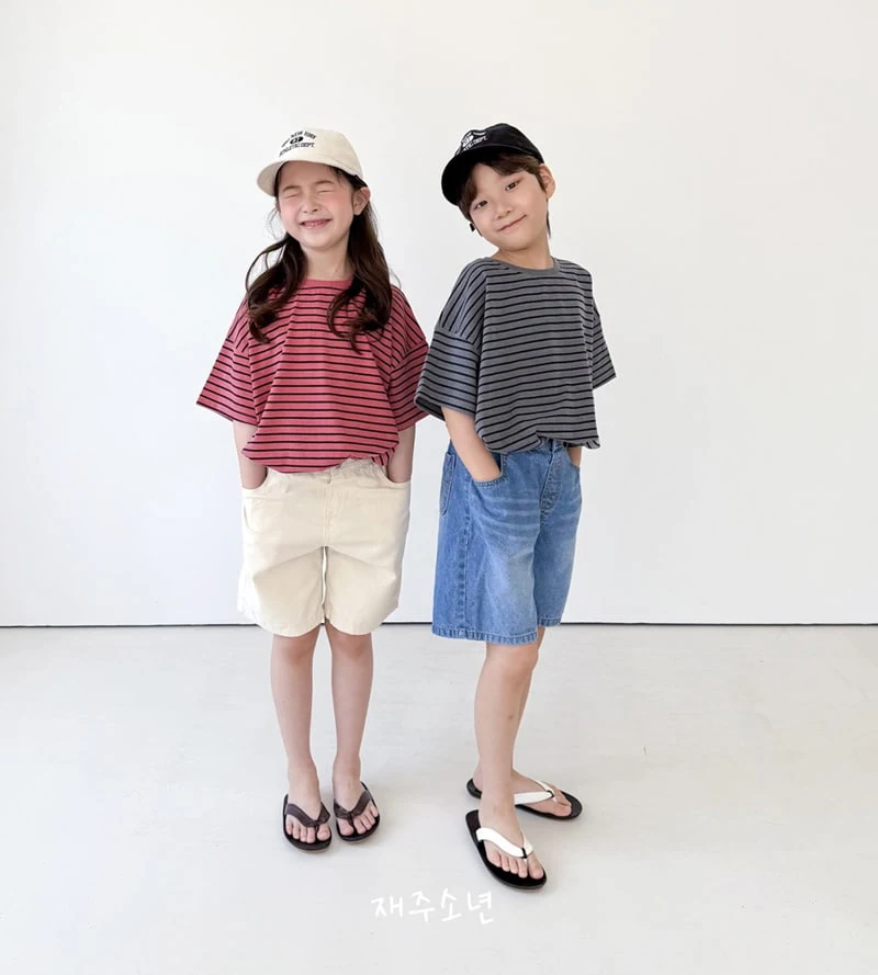 Witty Boy - Korean Children Fashion - #childrensboutique - Rico Stripe Tee - 11