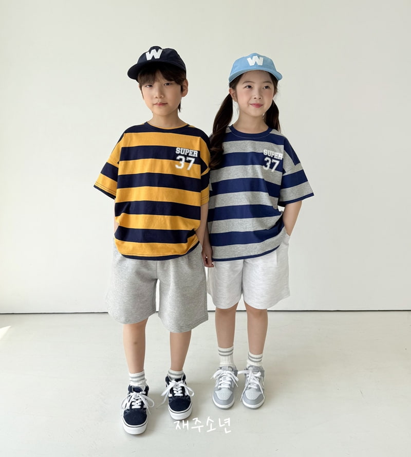 Witty Boy - Korean Children Fashion - #childofig - Super Stripe Tee - 4