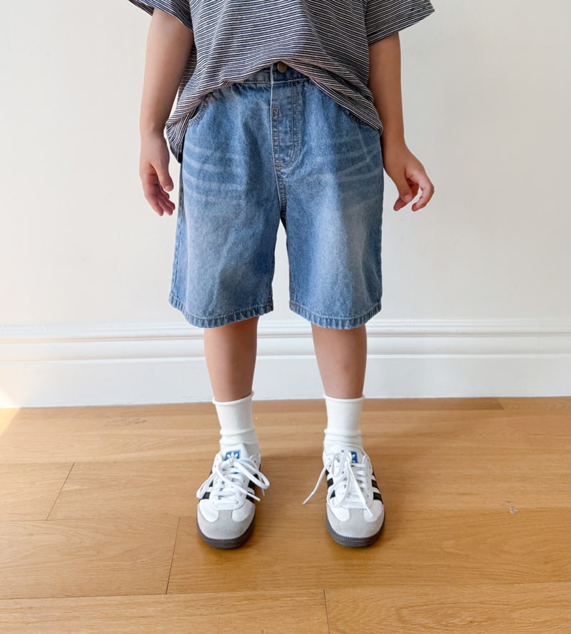 Witty Boy - Korean Children Fashion - #childrensboutique - Classic Open Pants Denim - 11