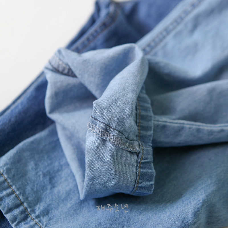 Witty Boy - Korean Children Fashion - #childrensboutique - Lemona Denim Pants - 12