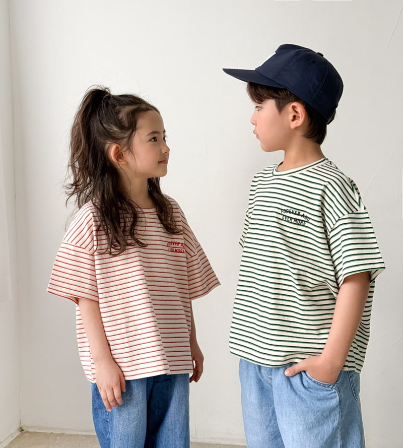 Witty Boy - Korean Children Fashion - #childrensboutique - Ever Stripe Tee - 10
