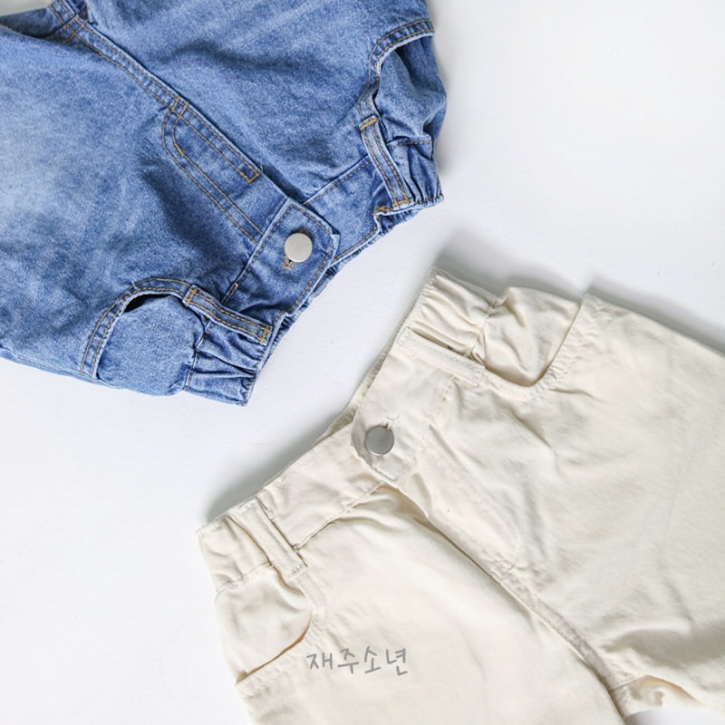 Witty Boy - Korean Children Fashion - #designkidswear - Classic Open Pants Denim - 12