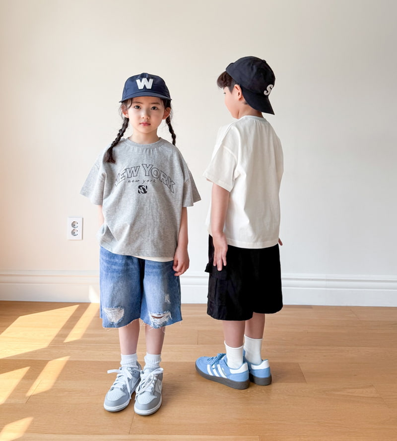 Witty Boy - Korean Children Fashion - #designkidswear - New York Tee - 7