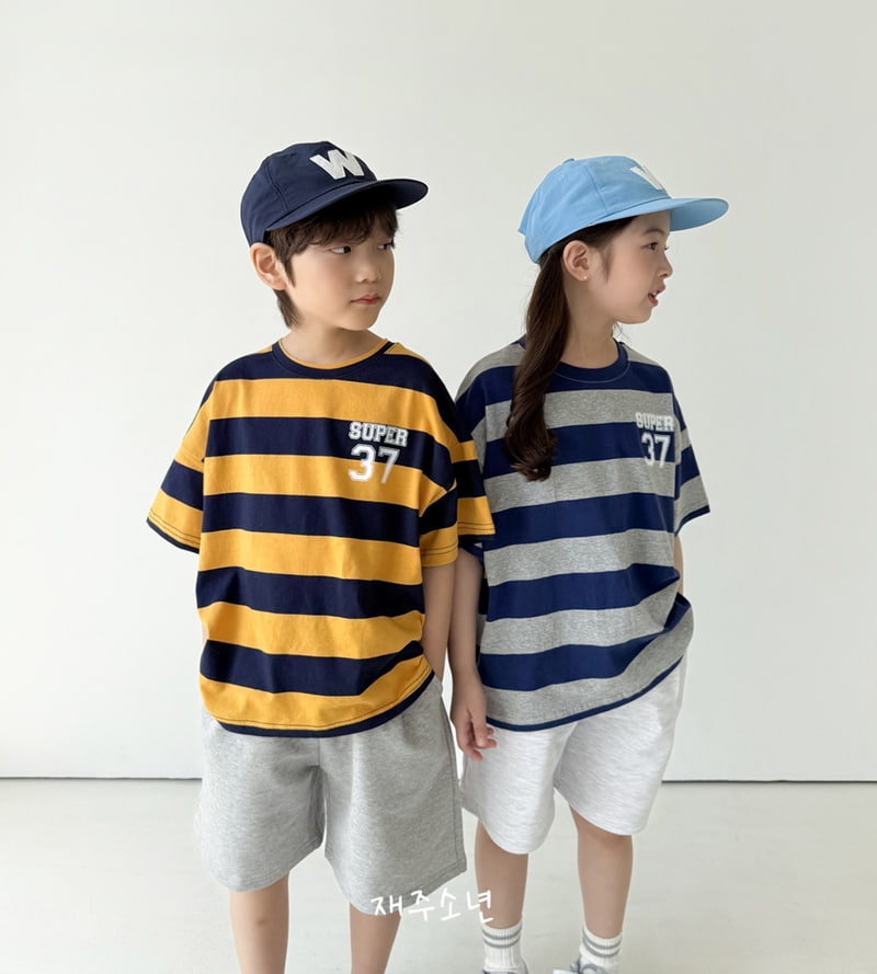 Witty Boy - Korean Children Fashion - #discoveringself - Super Stripe Tee - 6