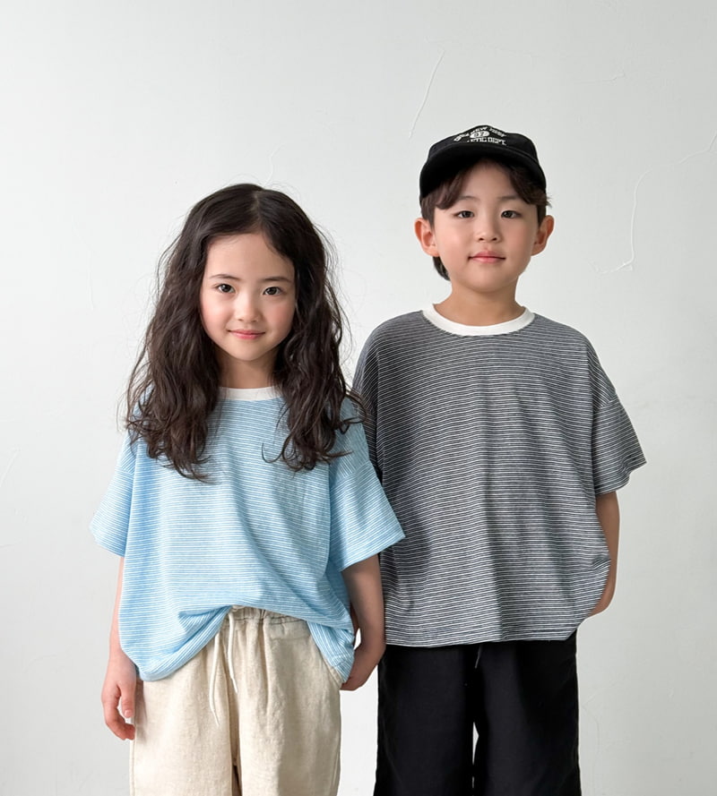 Witty Boy - Korean Children Fashion - #fashionkids - Bonny Stripe Tee