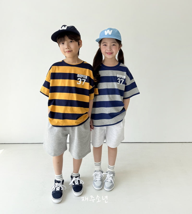 Witty Boy - Korean Children Fashion - #fashionkids - Super Stripe Tee - 7