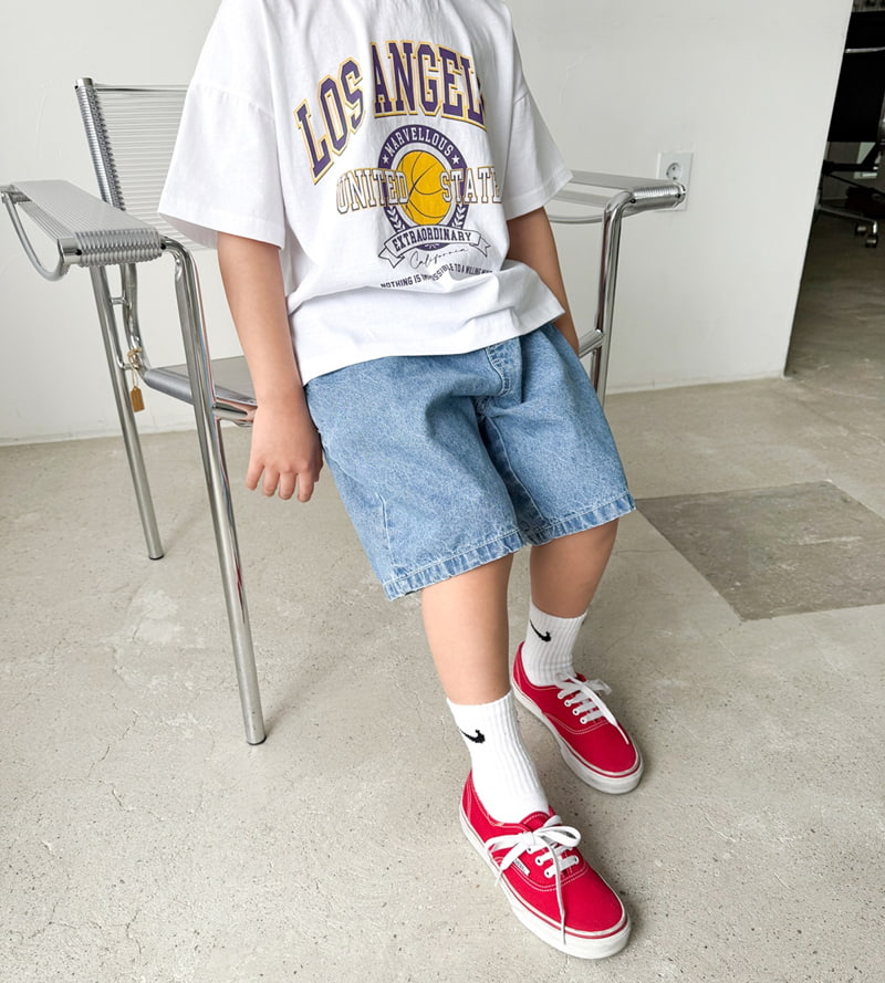 Witty Boy - Korean Children Fashion - #fashionkids - Shine Ring Denim Pants - 9