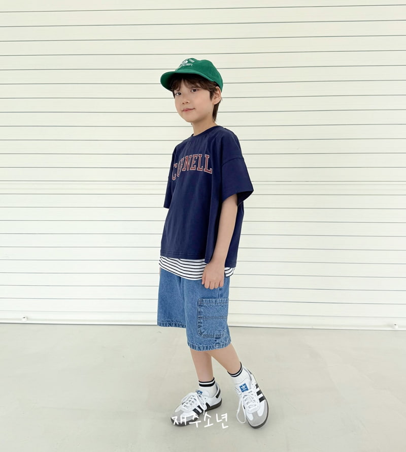 Witty Boy - Korean Children Fashion - #discoveringself - Sunny Pocket Denim Pants - 4