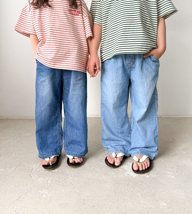 Witty Boy - Korean Children Fashion - #fashionkids - Lemona Denim Pants