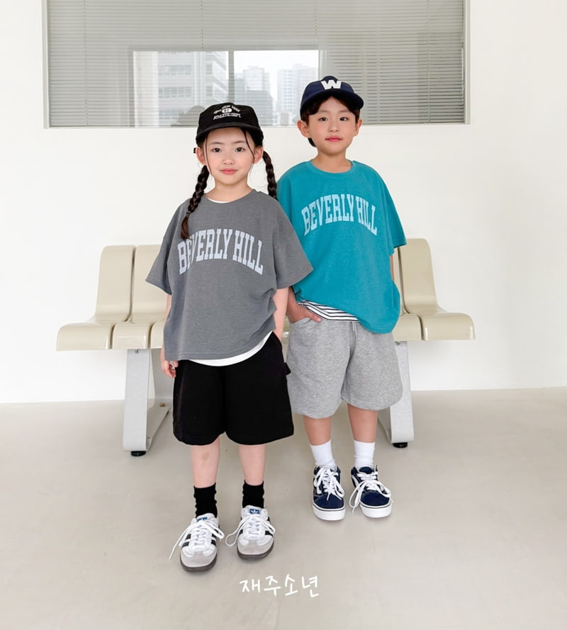 Witty Boy - Korean Children Fashion - #kidsshorts - Pig Hill Tee - 8