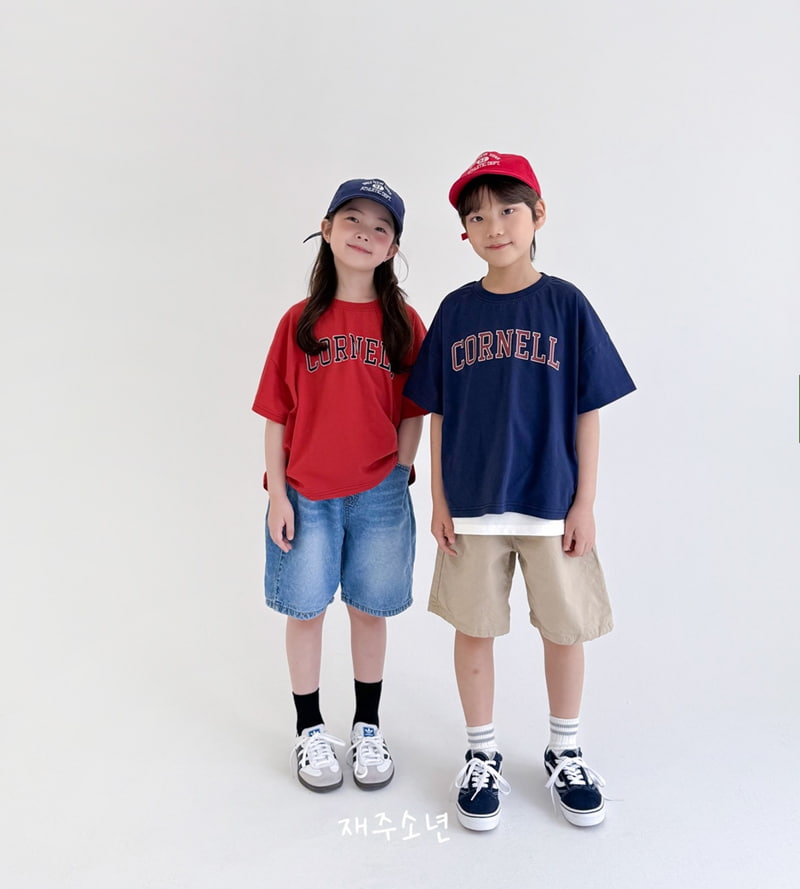 Witty Boy - Korean Children Fashion - #kidsshorts - Cornell Tee - 7