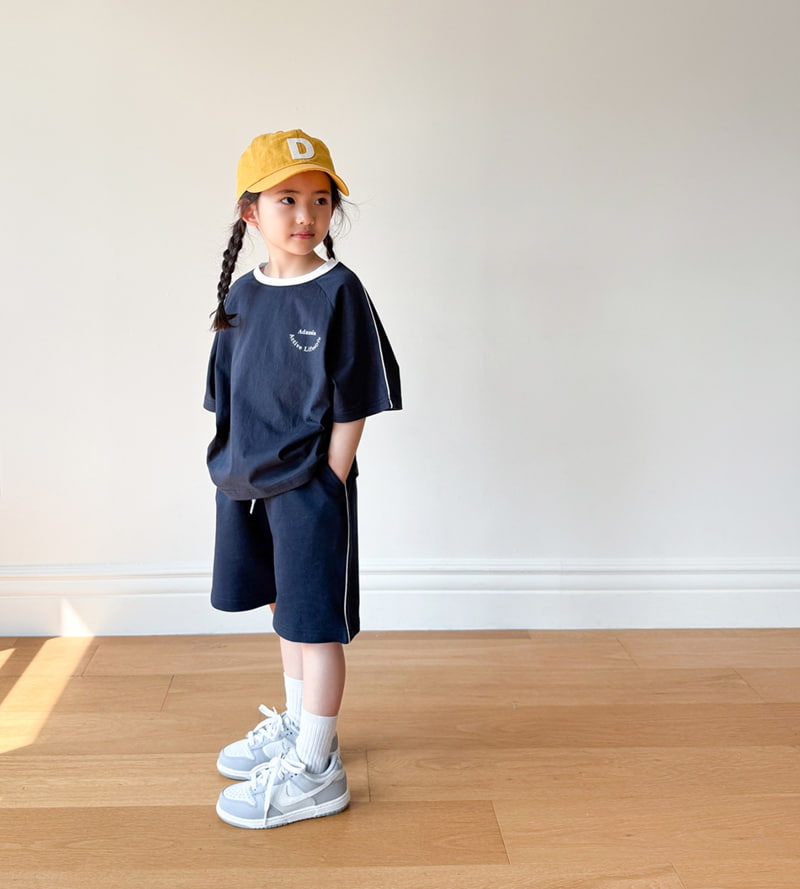 Witty Boy - Korean Children Fashion - #kidsshorts - Olla Raglan Tee - 6