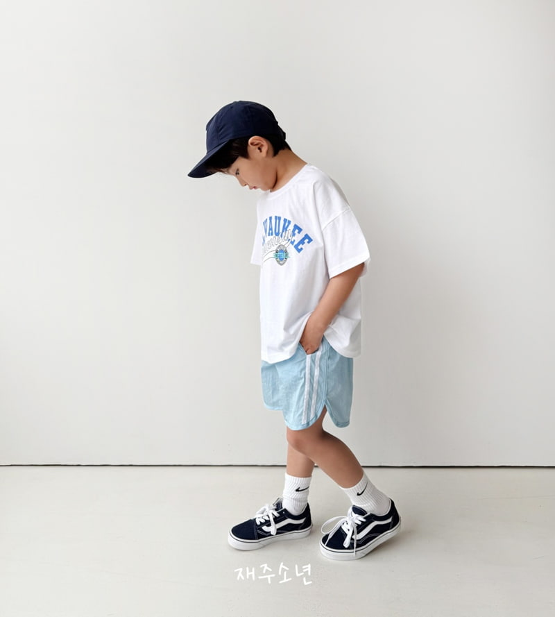 Witty Boy - Korean Children Fashion - #kidsshorts - Milwaukee Tee - 3