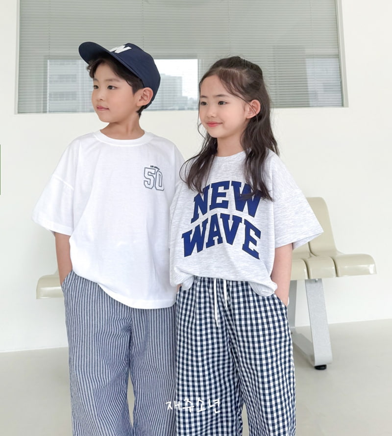 Witty Boy - Korean Children Fashion - #kidsshorts - Wave Tee - 3