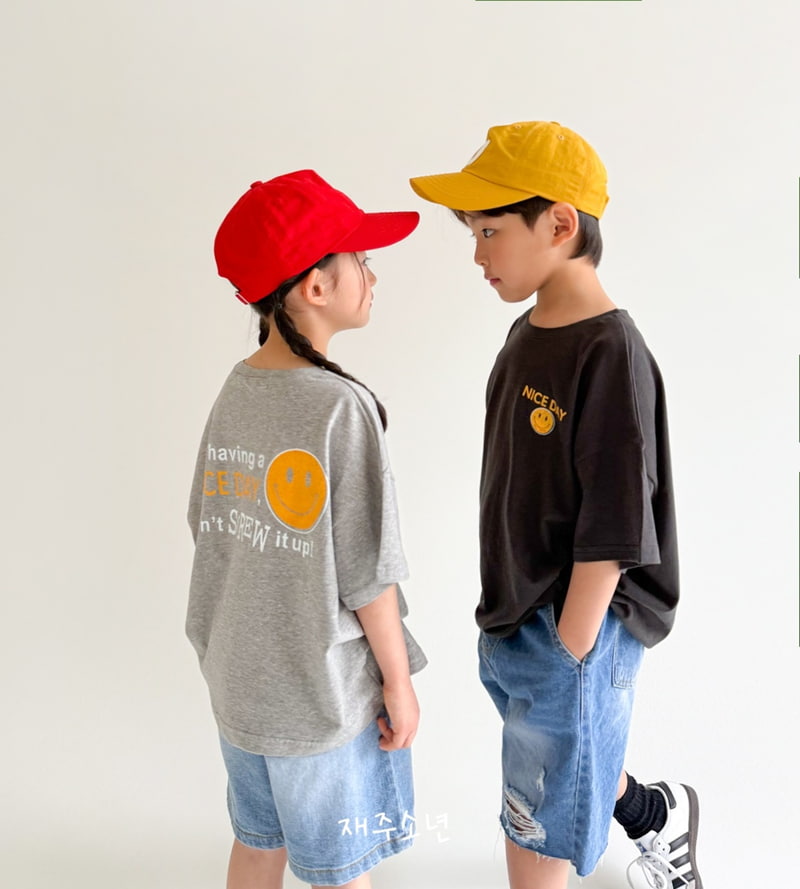 Witty Boy - Korean Children Fashion - #kidsstore - Smile Tee - 5