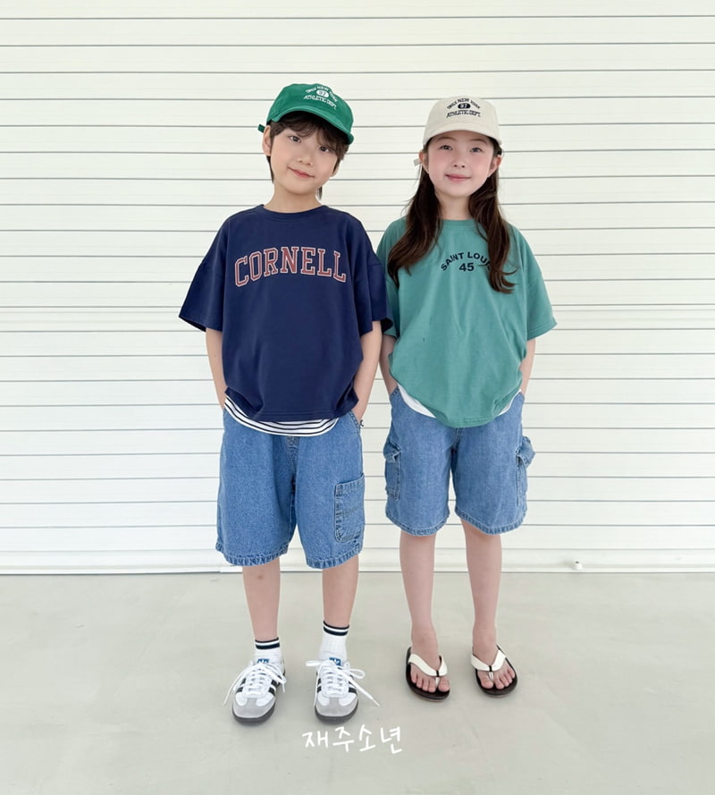 Witty Boy - Korean Children Fashion - #kidsstore - Nature Cargo Denim Pants - 12