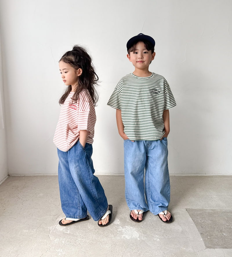 Witty Boy - Korean Children Fashion - #kidsstore - Lemona Denim Pants - 3